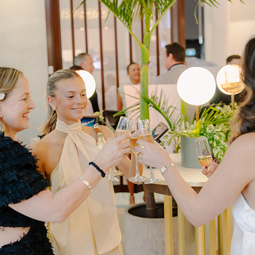 luxury escapes grand opening event styling Westfield Sydney brand launch