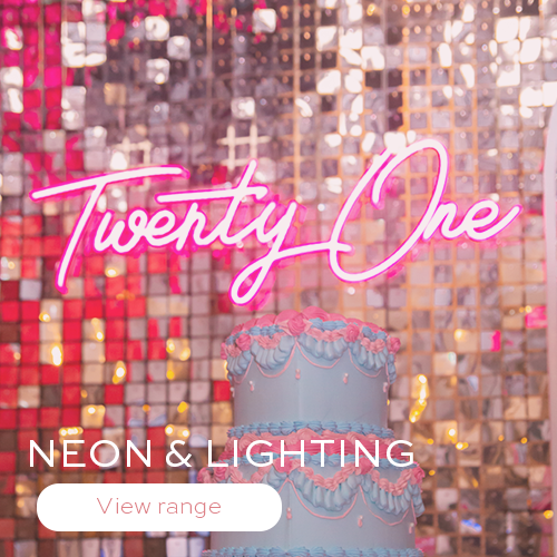 Neon signage hire