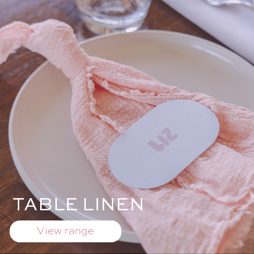 Pastel Pink Knotted Napkins